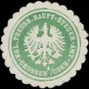 Siegelmarke K.Pr. Haupt-Steuer-Amt Crossen-Oder W0369322