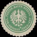 Siegelmarke Kgl. Preuss. Haupt-Steuer-Amt Crossen-Oder W0323359